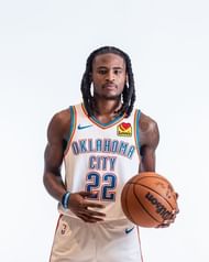 Cason Wallace after getting drafted by the Oklahoma City Thunder